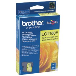 Brother LC1100 Y Innobella™ Ink, Ink Cartridge, Yellow Single Pack, LC-1100Y